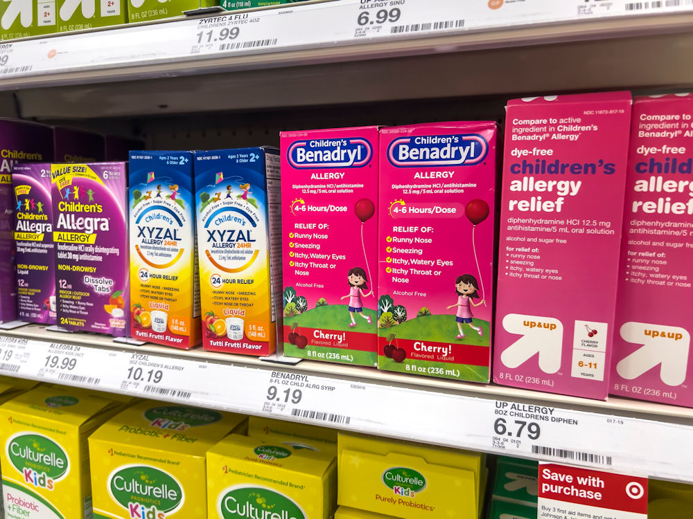 antihistamine withdrawal