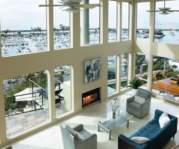 Peaceful home with ocean view supporting mental health